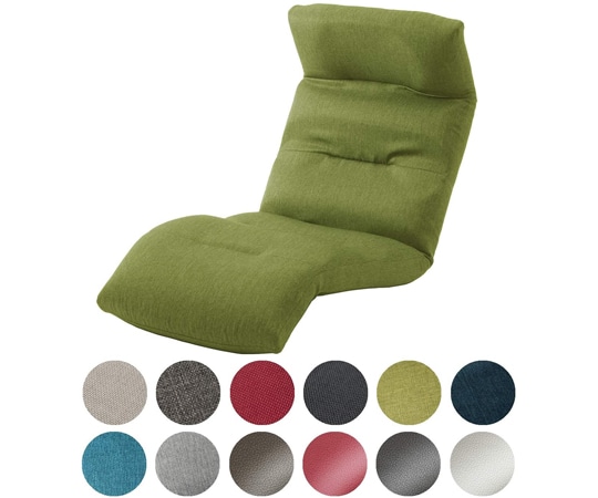 セルタン 座椅子 和楽の雲 タスクグリーン 下タイプ A193R-583GRN 1個（ご注文単位1個）【直送品】