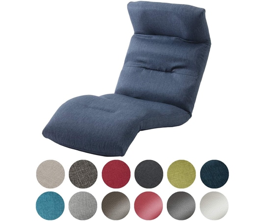 セルタン 座椅子 和楽の雲 タスクネイビー 下タイプ A193R-584NVY 1個（ご注文単位1個）【直送品】