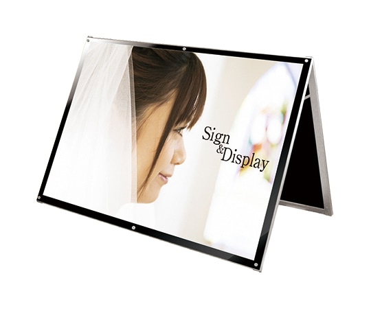 常磐精工 ポスター用スタンド看板 B0横ロウ両面 ブラック PSSK-B0YLRB 1台（ご注文単位1台）【直送品】