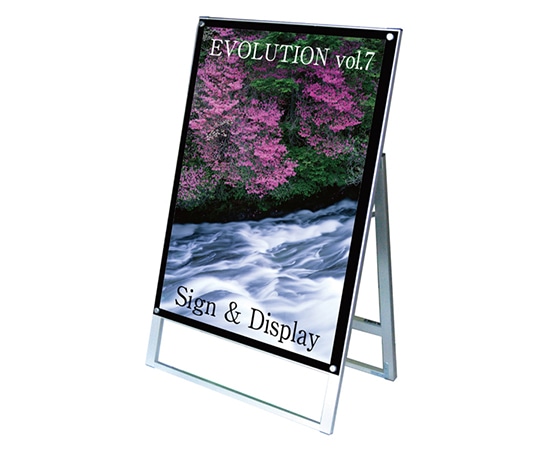 常磐精工 ポスター用スタンド看板 B1片面 ブラック PSSK-B1KB 1台（ご注文単位1台）【直送品】