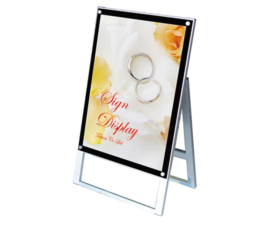 常磐精工 ポスター用スタンド看板 B2片面 ブラック PSSK-B2KB 1台（ご注文単位1台）【直送品】