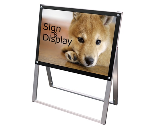 常磐精工 ポスター用スタンド看板 B2横片面 ブラック PSSK-B2YKB 1台（ご注文単位1台）【直送品】