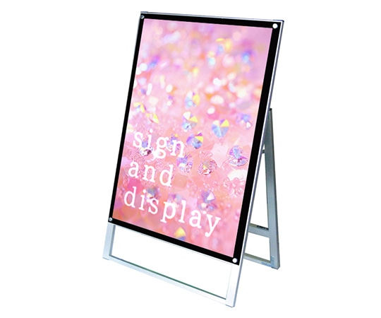 常磐精工 ポスター用スタンド看板マグネジ B1片面 ブラック PSSKMN-B1KB 1台（ご注文単位1台）【直送品】