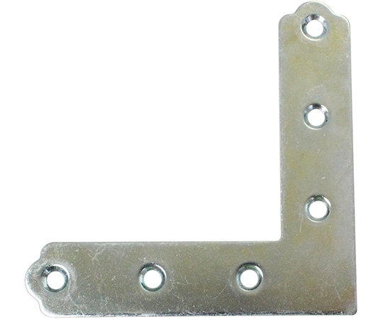 福井金属工芸 鉄角金具75×17.5 1セット(100個入) 6256 1セット（ご注文単位1セット）【直送品】