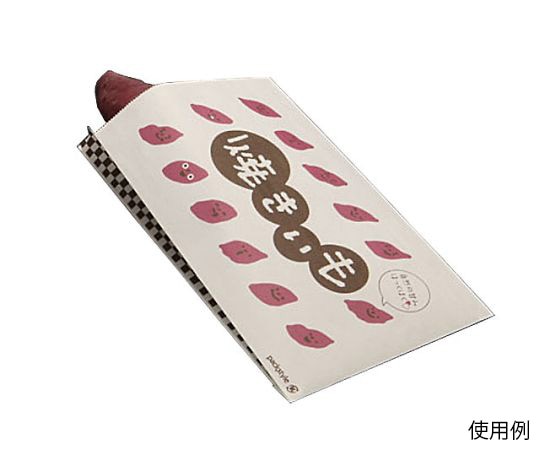 パックスタイル PS 焼き芋ガゼット 平袋 晒 1000枚入 486897 1ケース(ご注文単位1ケース)【直送品】