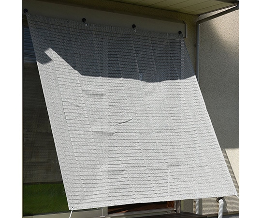 山善(YAMAZEN) 涼風シェード 2×2m グレー BRGS-2020(GY) 1枚(ご注文単位1枚)【直送品】