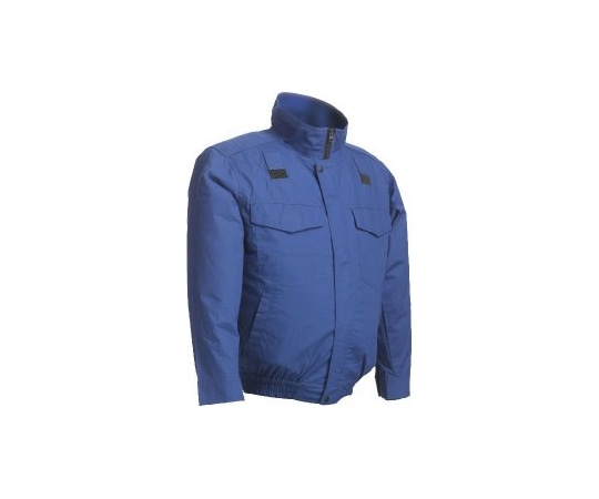 リンクサス 長袖ワークブルゾン(綿100%) ブルー ハーネスタイプ 3L LX-6700WFHB-3L 1着(ご注文単位1着)【直送品】