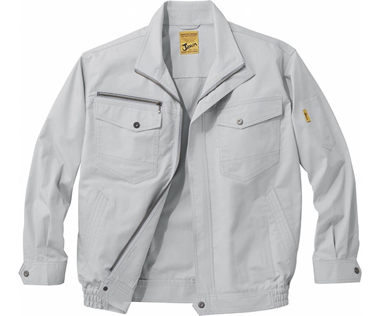 自重堂 空調服長袖ブルゾン シルバー S 54000 1枚(ご注文単位1枚)【直送品】