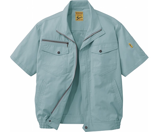 自重堂 空調服半袖ブルゾン アースグリーン LL 54010 1枚(ご注文単位1枚)【直送品】