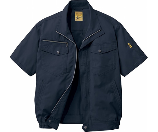 自重堂 空調服半袖ブルゾン シックブラック S 54010 1枚(ご注文単位1枚)【直送品】