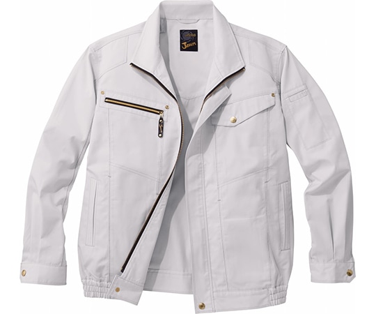 自重堂 空調服長袖ブルゾン シルバー S 54020 1枚(ご注文単位1枚)【直送品】
