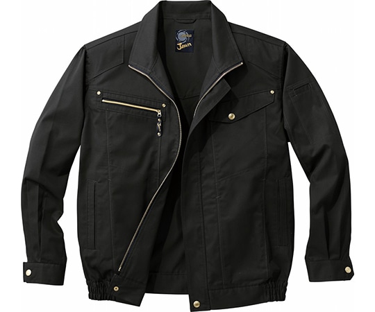 自重堂 空調服長袖ブルゾン ブラック LL 54020 1枚(ご注文単位1枚)【直送品】
