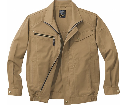 自重堂 空調服長袖ブルゾン キャメル LL 54020 1枚(ご注文単位1枚)【直送品】