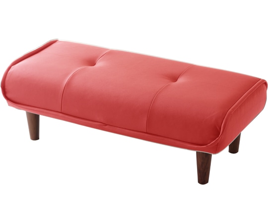 セルタン 和楽オットマン PVCレッド 二人掛け A280p-596RED 1個（ご注文単位1個）【直送品】
