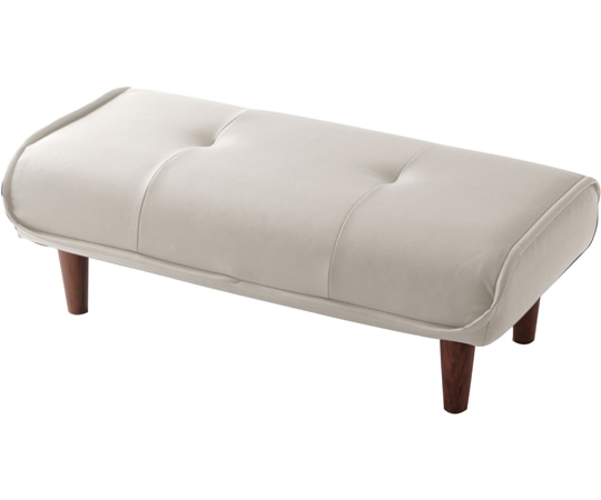 セルタン 和楽オットマン PVCホワイト 二人掛け A280p-598WH 1個（ご注文単位1個）【直送品】