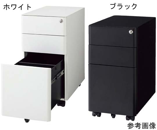 ストア・エキスプレス スチール製スリムインキャビネット ホワイト 61-755-58-1 1台（ご注文単位1台）【直送品】