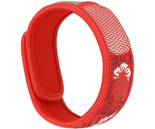 エコワン パラキート グラフィックバンド ハワイレッド 12セット入  1ケース（ご注文単位1ケース）【直送品】