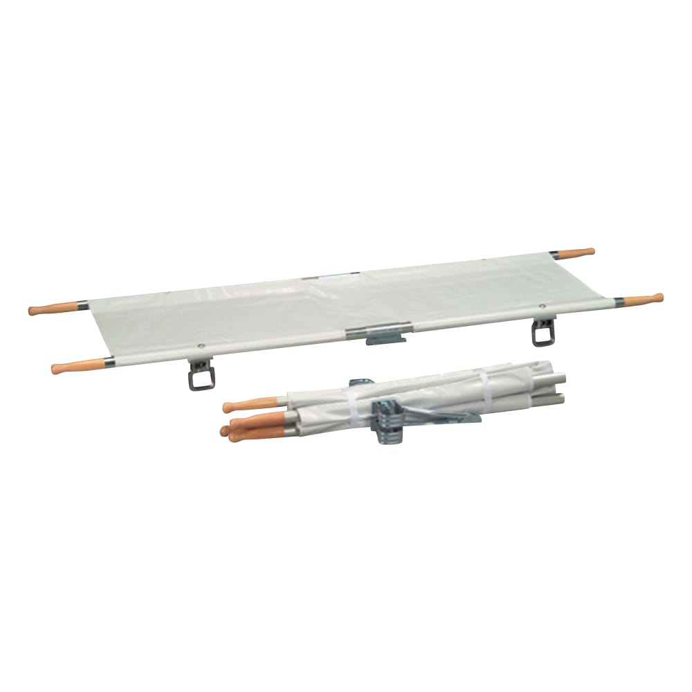 アズワン 担架 四つ折り スチール 8.5kg MT-9 1台（ご注文単位1台）【直送品】