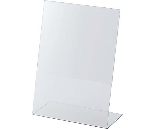 鈴木プラスチックス サインホルダー片面用L型 A5タテ 10個入 00-01-12014 1袋（ご注文単位1袋）【直送品】
