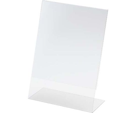 鈴木プラスチックス サインホルダー片面用L型 A6タテ 10個入 00-01-12015 1袋（ご注文単位1袋）【直送品】