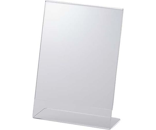 鈴木プラスチックス サインホルダー片面用L型 写真2Lサイズ 縦 00-01-12134 1個（ご注文単位1個）【直送品】