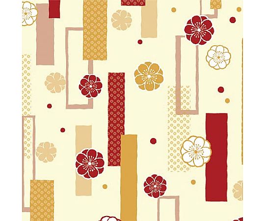 ササガワ 包装紙 梅小町 半才判 50枚 49-1721 1包（ご注文単位1包）【直送品】