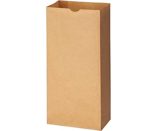 フロンティア 角底袋 茶無地 12号 100枚 XZT00386 1パック（ご注文単位1パック）【直送品】