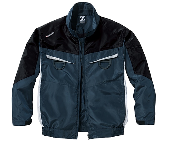 自重堂 空調服長袖ブルゾン ネービー 4L 74140 1枚(ご注文単位1枚)【直送品】
