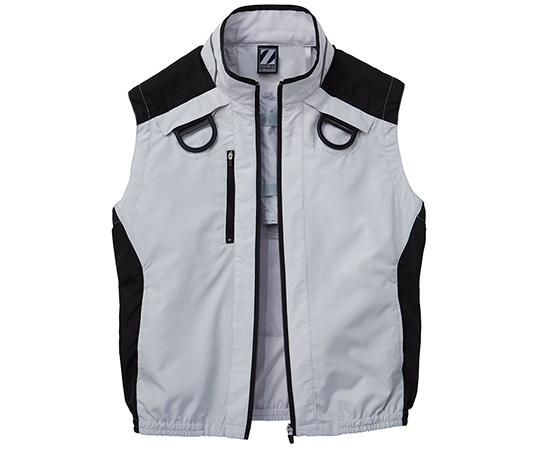 自重堂 空調服ベスト シルバー S 74150 1枚(ご注文単位1枚)【直送品】