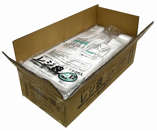 紺屋商事 ケース売:レジ袋半透明 東12西30号 180(300)×410(100枚×20冊) 00723212 1箱（ご注文単位1箱）【直送品】