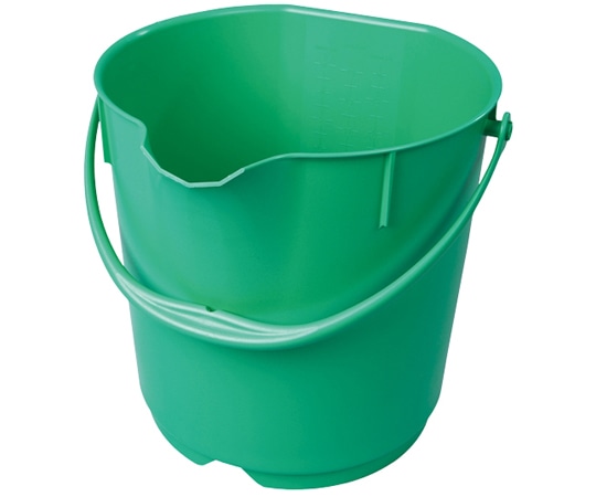 バーテック バーキンタX カラーバケツ 15L 緑 BKXCB-15G 1個（ご注文単位1個）【直送品】