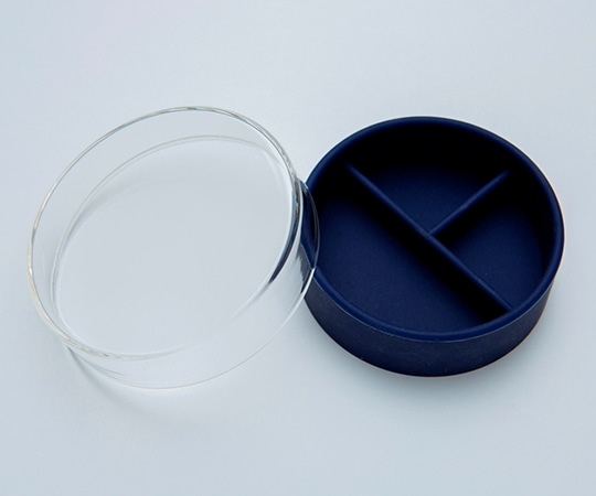 堀内製作所 シリコン三割シャーレ ネイビー S-06/N 1個（ご注文単位1個）【直送品】