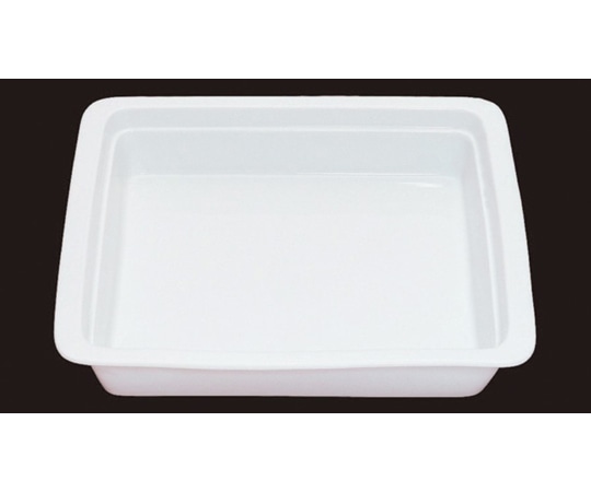 アズワン 角型スマートチェーフィング専用陶器 PB625-23(2/3) 1個（ご注文単位1個）【直送品】