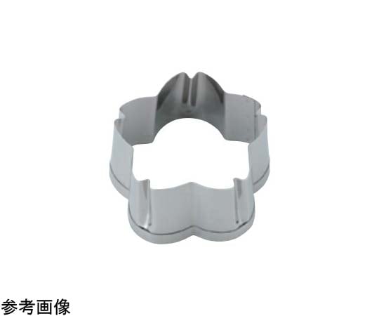 アズワン 18-8 クッキーカッター・抜型 桜 大 No.2118 1個（ご注文単位1個）【直送品】