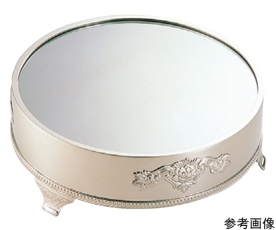 アズワン SW 18-8丸ミラープレート(足付)30インチ  1個（ご注文単位1個）【直送品】