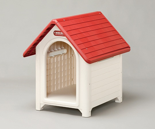 アイリスオーヤマ ボブハウス レッド/オフホワイト 660×800×800mm L 1個（ご注文単位1個）【直送品】