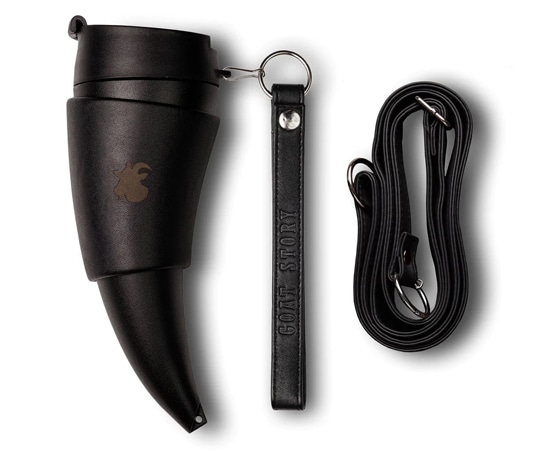 ウェルリッチ コーヒーマグ ゴートマグ 350mL ブラック GM-1027BL12 1個（ご注文単位1個）【直送品】