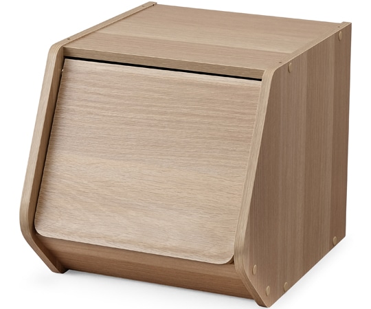 アイリスオーヤマ スタックボックス 扉付き ナチュラル STB-300D 1個（ご注文単位1個）【直送品】