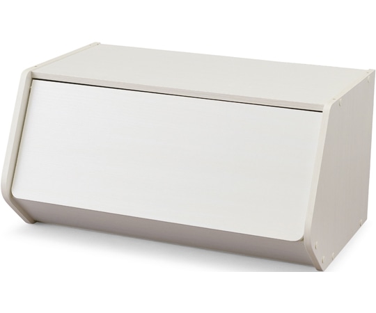 アイリスオーヤマ スタックボックス 扉付き オフホワイト STB-600D 1個（ご注文単位1個）【直送品】