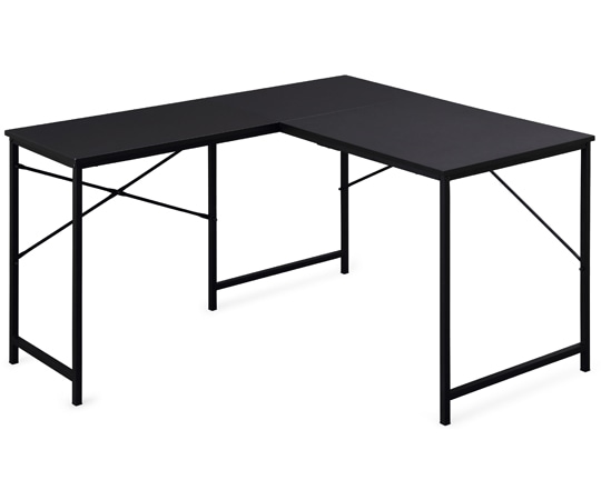 アイリスオーヤマ L型デスク ブラック/ブラック LDK-1311 1台(ご注文単位1台)【直送品】