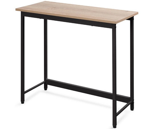 アイリスオーヤマ ベーシックデスク800×400 ライトナチュラル/ブラック BDK-8040 1台(ご注文単位1台)【直送品】