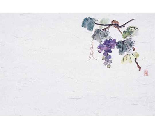 マイン 四季紙・千寿シリーズ尺3(100枚入)ぶどう(7月~8月) M30-292 1個(ご注文単位1個)【直送品】