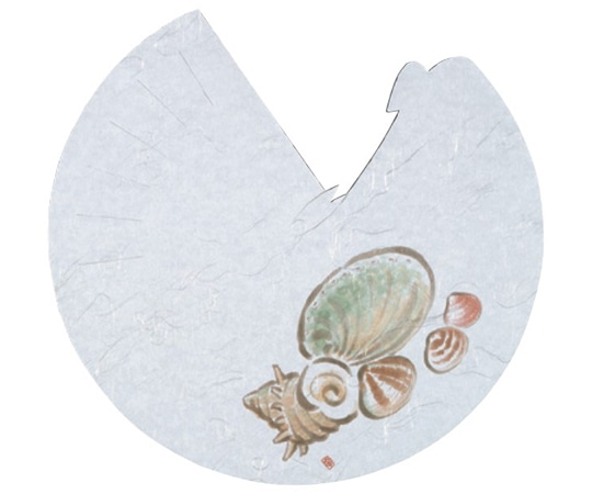 アーテック 遠赤抗菌和紙 料理ぼうし四季(100枚入)貝(オールシーズン) RB-11 1個(ご注文単位1個)【直送品】