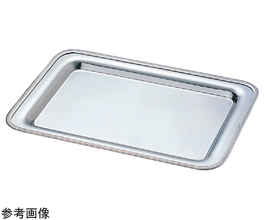 アズワン SW 18-8パール渕角盆(手無)12インチ  1個（ご注文単位1個）【直送品】