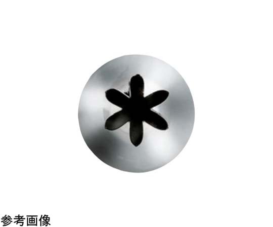 アズワン 絞り出し口金 6切 φ5×31mm 6-1 1個（ご注文単位1個）【直送品】