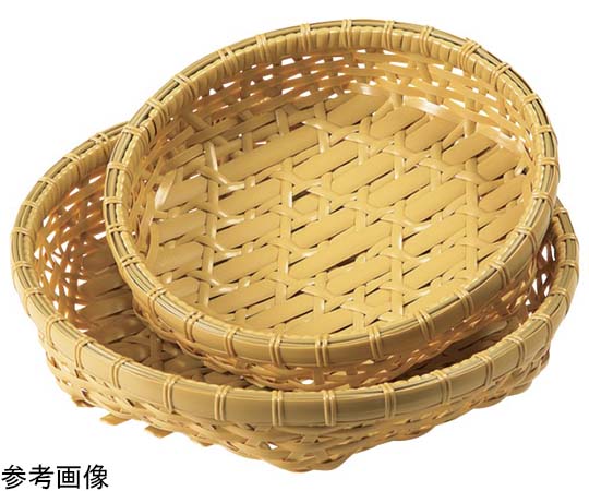 萬洋 樹脂バスケット オードブル 白 φ300×60mm 30号 91-037A 1個(ご注文単位1個)【直送品】