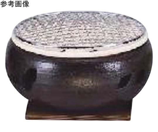 アズワン 伊勢炭焼水コンロ(黒)φ300×120mm 54810-480 1個(ご注文単位1個)【直送品】