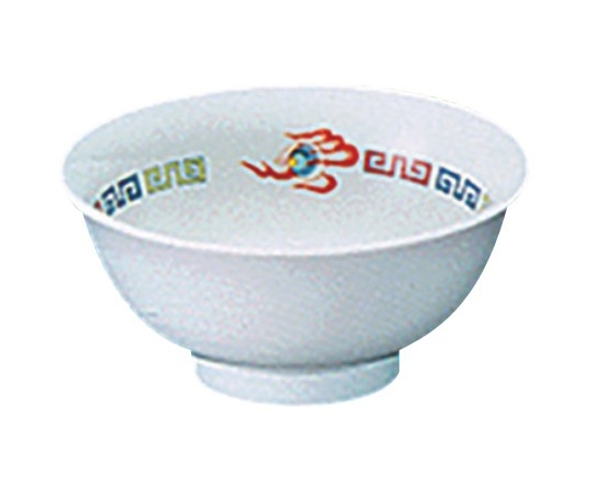 アズワン メラミン｢龍｣シリーズ スープボール CD-8-R 1個(ご注文単位1個)【直送品】