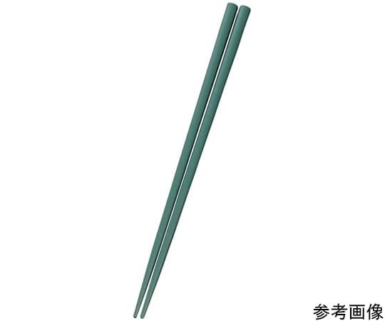 アズワン 強化ポリアミド箸(滑り止め付き)緑 21cm DA-210 1膳（ご注文単位1膳）【直送品】