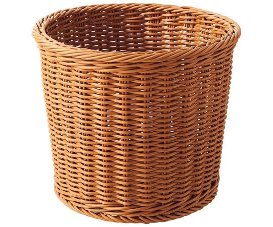 アズワン PP製投込みバスケット 浅型 ブラウン 61-810-33-4 1個（ご注文単位1個）【直送品】